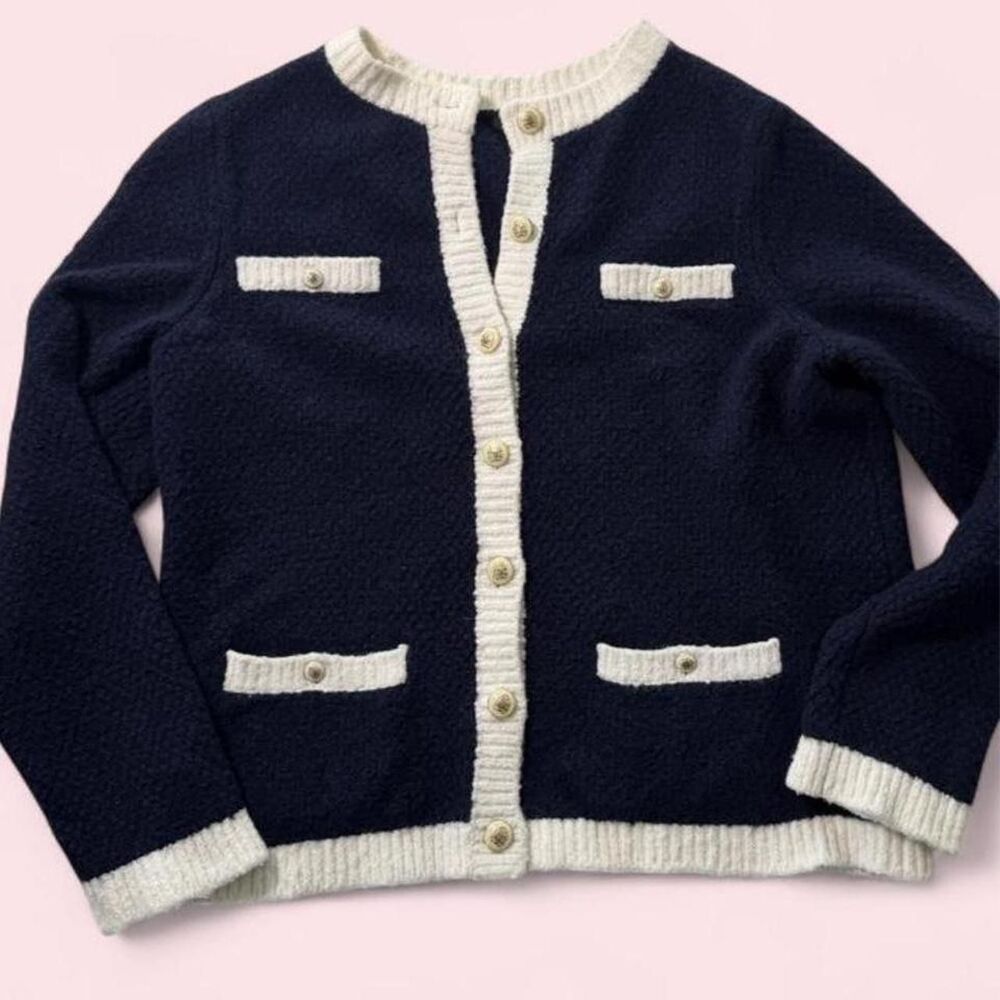 Talbots Women's Navy Cardigan